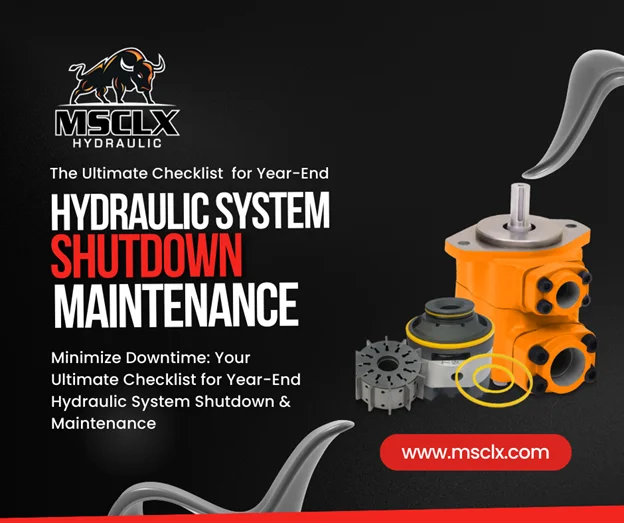 alt="Technician performing year-end hydraulic fluid sampling for MSCLX system".